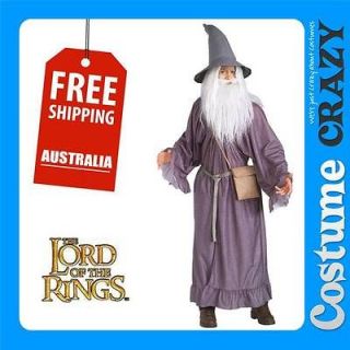 LICENSED GANDALF LORD OF THE RINGS WIZZARDS FANCY DRESS UP HALLOWEEN 