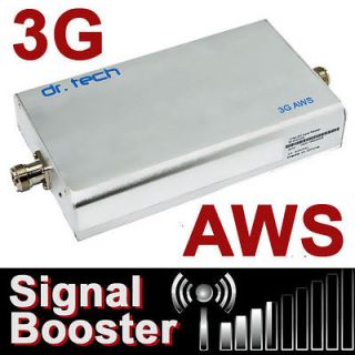 Dr Tech 3G AWS Cell Phone Signal Booster Amplifier Repeater  Free 