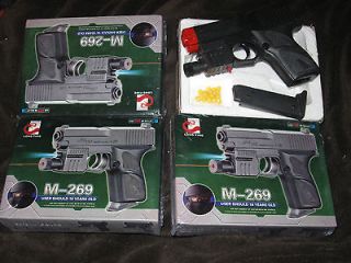 new m 269 6mm air soft pistol blue light no lazer long ying red tip 