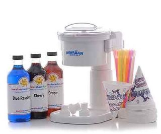 Snow Cone Party Package by Hawaiian Shaved Ice Shaver Machine Slushie 