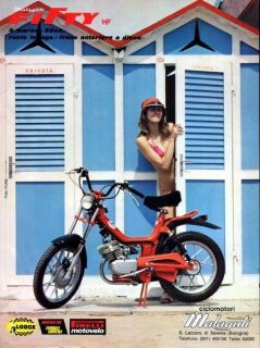 1978 malaguti fifty scooter original rare italian color ad returns