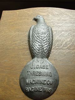 JI Case Threshing Machine Co, Racine, WI, advertising sign, display 