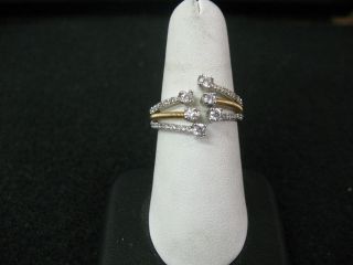 Marco Bicego 2 Tone18kt Gold Ring  #1021VI .42 TDW G H VS1 Diamonds