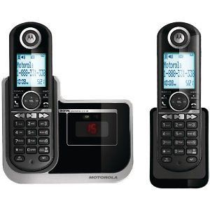 NEW Motorola DECT 6.0 Cordless Phone Dual Handset Telephone System 
