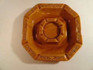   1970s ASHTRAY MID Century Modern MADDUX CALIF POTTERY dated and signed