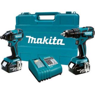makita 18v cordless lxt li ion 2 tool combo kit