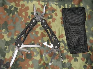 TOOL MULTI POCKET LARGE 4CLOSED STAINLESS STEEL WITH BLACK POUCH 