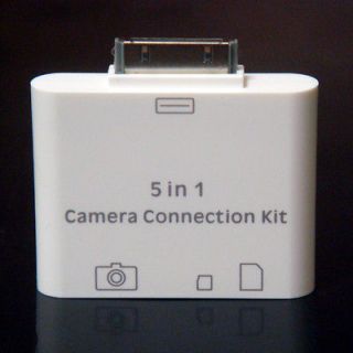 5in1 M2 TF micro SD Card Reader USB Camera Connection Kit for Apple 