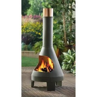   NEW OUTDOOR OVEN FIREPLACE PATTIO Chiminea / W Grill BURNING FIRE WOOD