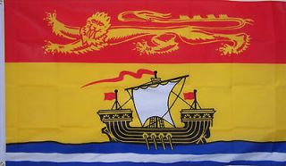 NEW LARGE 3ftx5ft NEW BRUNSWICK CANADA CANADIAN PROVINCE FLAG
