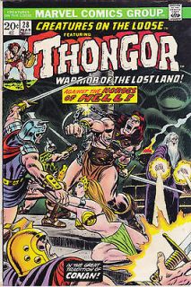   on the Loose #28 Feat. Thongor Mark Jewelers ins. (1973) Bronze Age DC