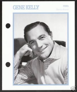 gene kelly atlas movie star picture biography card from canada