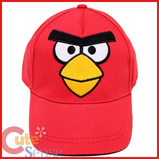 Angry Birds Youth Baseball Cap Kids Hat   Red Birds Cotton Adjustable 