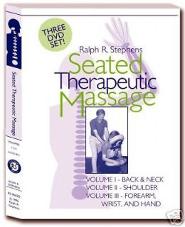 seated medical massage video for the chair 3 dvd set