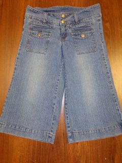 ellemenno crop capri jeans size 9 33 waist 18 inseam