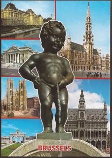 BELGIUM BELGIE​ BELGIQUE MANNEKEN PIS GRAND PLACE BRUSSELS LOVELY 