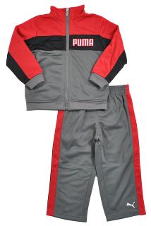 Puma Infant Boys Blue & Gray 2Pc Track Suit Set Size 12M 18M 24M $50