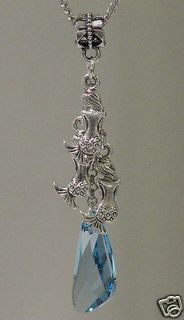 H2O Just Add Water 3 Mermaids Swarovski Crystal Charm Pendant Necklace