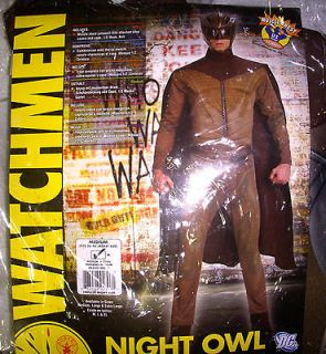 night owl watchmen comic hero adult costume nip expedited shipping