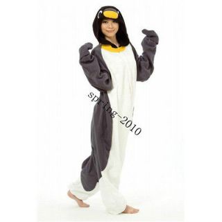 One size for penguin pajamas costume cosplay.onesie​,pyjamas,rompe 