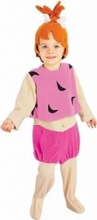 Kids Childs Pebbles Flintstone Halloween Holiday Costume Party (Size 