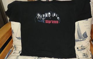 sopranos classic t shirt black xxl  5