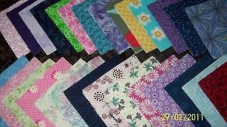 40 5 quilt squares sampler fabric lots of new fabric precision die 