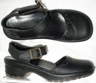 SANITA maker of DANSKO Black Womens clogs 36 Shoes 6 Mary Jane Shoes