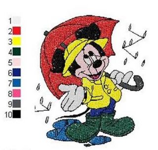60 DISNEY MICKEY AND FRIENDS EMBROIDERY DESIGNS 4 x 4 hoop Fast 