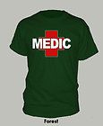 MEDIC ~ T SHIRT Combat Paramedic army military emt ALL SIZES 
