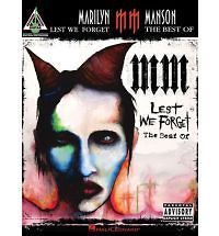 marilyn manson lest we forget the best of by marilyn