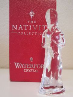WATERFORD CRYSTAL Nativity Collection SHEPHERD MINT IN ORIGINAL BOX