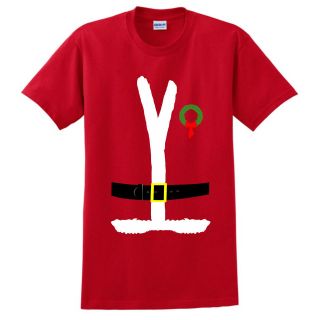   Claus Red Suit T Shirt Mrs. Christmas Costume Wreath North Pole WXM 23
