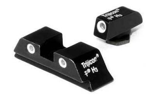 Trijicon Glock 17, 19, 26, 27, 33, 34 3 Dot Night Sights Tritium GL01 