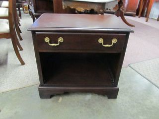 vintage drexel heritage mahogany nightstand end table time left $