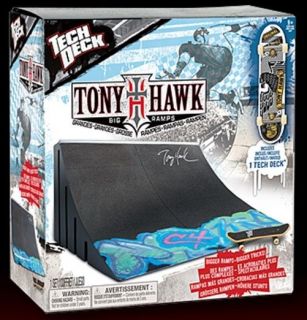 Tech Deck TONY HAWK BIG RAMPS set MIB includes 1 Tech Deck 