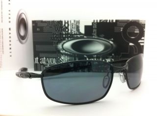 New Authentic Oakley Sunglasses BLENDER OO4059 03 POL Black with Gray 