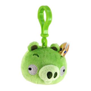 angry birds backpack clip green pig with crown ships free