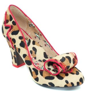 miss l fire roxy leopard print womens mid heel court