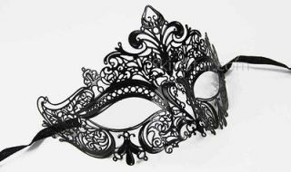   VENETIAN MASK masquerade costume BLACK NEW WEDDING ball fancy dress