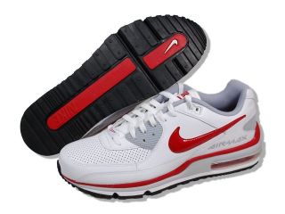 nike men shoes air max wright white red grey running shoes