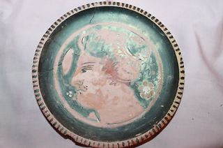 ancient greek pottery red figure plate 4th century bc from
