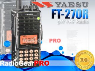 Yaesu FT 270R VHF 136 174Mhz Handheld Portable ham radio FT270R 