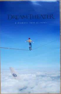 Dream Theater   A DRAMATIC TURN OF EVENTS Promo Poster [2011]   VG++