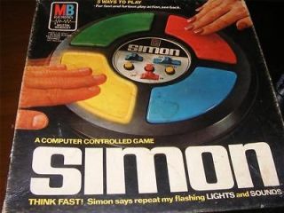 Vintage 1978 Simon Says Electronic Game IN ORIGINAL BOX Instructions