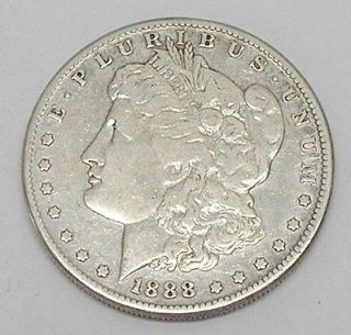 1888 s morgan silver dollar circulated  150