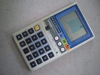 rare vintage casio mg 777 lcd clock game calculator from