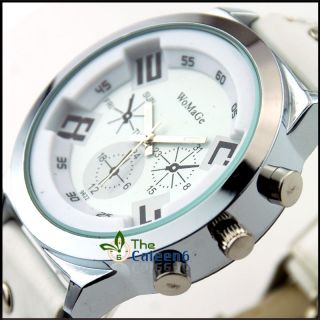   Fashion Unisex Sport Men Lady Big Number Quartz Wrist Watch Gift