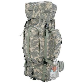 Military Camo Mountaineer Survival Hiking Backpack Water Repellent 