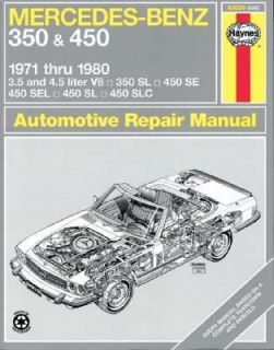 Mercedes Benz 350 and 450 V8, 1971 1980 Vol. 698 by Haynes and Tom 